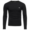 Emporio Armani longsleeve koszulka na długi rękaw męska czarna